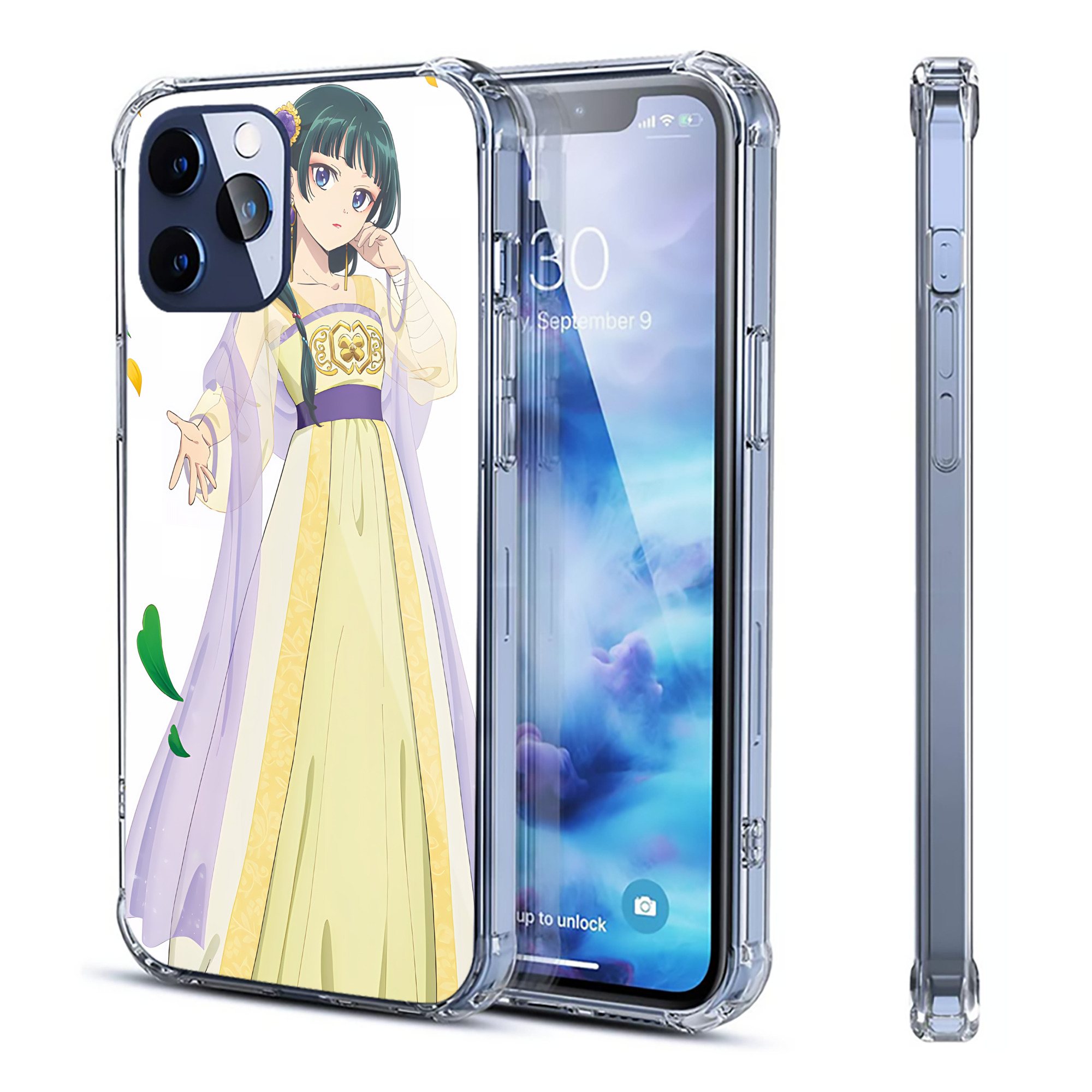 （画像用） 薬屋のひとりごと The Apothecary Diaries 【iPhone 12シリーズ対応】透明スマホケース（クリアソフトケース）